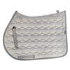 Mattes Full Numnah in hard-wearing polyester velvet with SPINEFREE design and SADDLE-FIX system, premium equestrian saddle pad by E.A. Mattes Germany