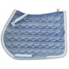 Mattes Full Numnah in polyester velvet with crystal trim, SPINEFREE design and SADDLE-FIX system, premium show saddle pad by E.A. Mattes Germany