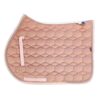 Mattes Full Numnah in polyester velvet with crystal trim, SPINEFREE design and SADDLE-FIX system, premium show saddle pad by E.A. Mattes Germany