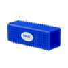 Horze hair removal massage cube blue silicone grooming tool for horses removing loose hair and massaging coat