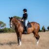 La Regalia Lucero Baselayer with perforated upper panels, ¾ zip neckline, built-in sun protection and signature Argentinian sun embroidery on the collar