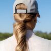 La Regalia Sun Cap with structured curved brim, signature Argentinian sun embroidery and adjustable strap, premium equestrian lifestyle cap
