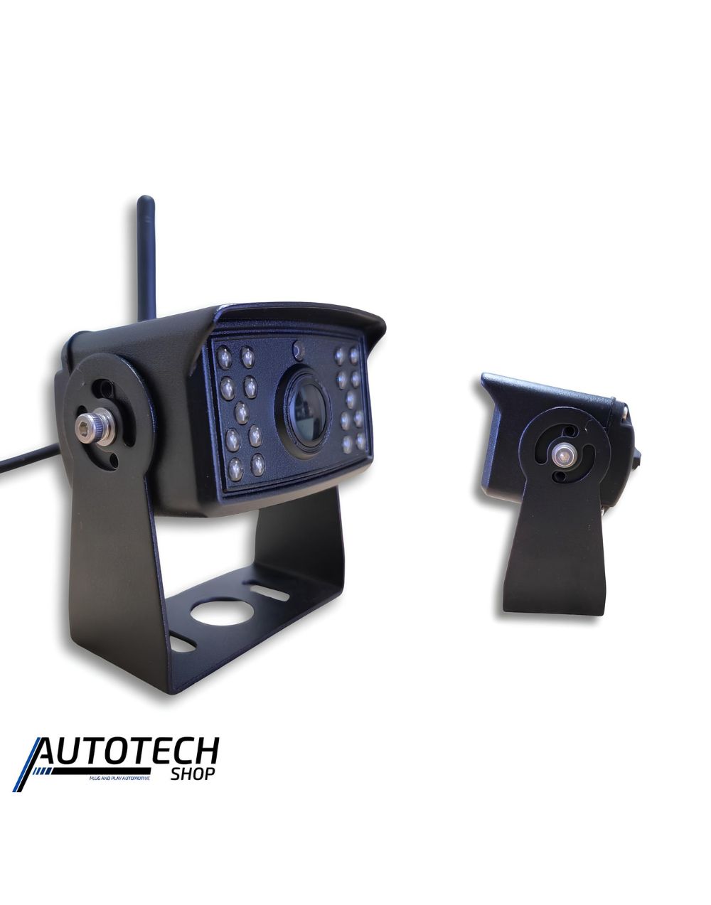 AutoVision Wireless HD Camera System with wide-angle night vision camera and monitor, plug-and-play setup for horse boxes, trailers and caravans