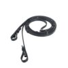 Horze Laelia Leather Continental Reins with evenly spaced leather stoppers and hook and stud closure