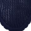 Horze Silent Ear Net crochet with neoprene ear pieces and scalloped edge