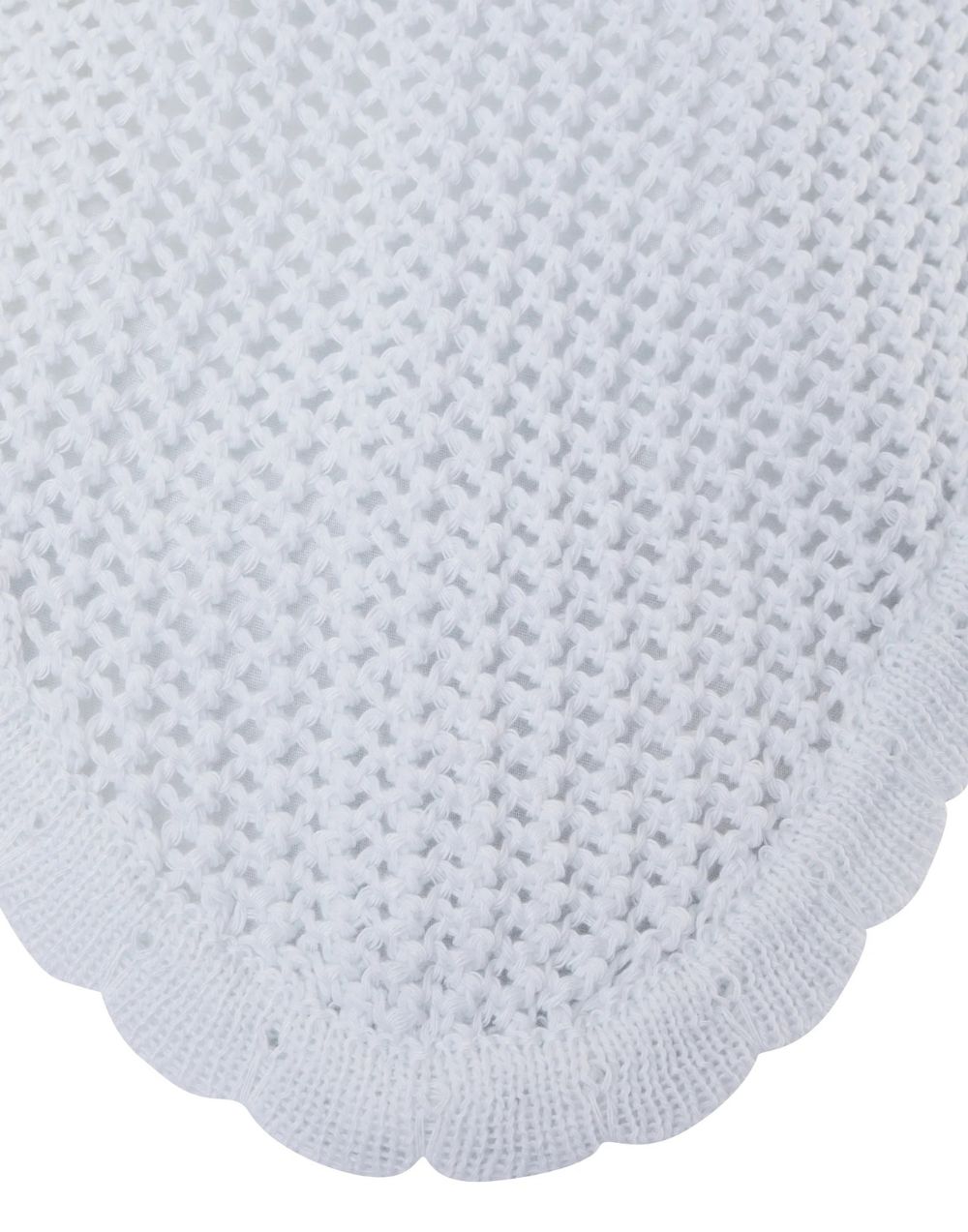 Horze Silent Ear Net crochet with neoprene ear pieces and scalloped edge