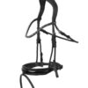 Horze Clermont Anatomic Leather Bridle with crystal chain browband and padded neckpiece