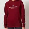 Kingsland Classic Unisex Hoodie burgundy with embroidered logo and double-thickness hood