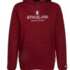 Kingsland Classic Unisex Hoodie burgundy with embroidered logo and double-thickness hood