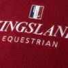 Kingsland Classic Unisex Hoodie burgundy with embroidered logo and double-thickness hood
