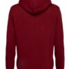 Kingsland Classic Unisex Hoodie burgundy with embroidered logo and double-thickness hood
