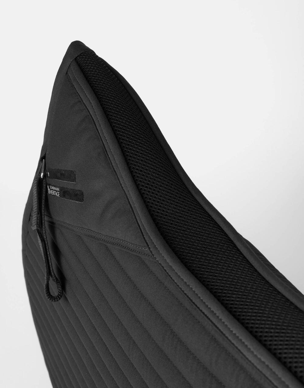 Horze Symphony All Purpose Saddle Pad straight line quilting with rhinestone border detail