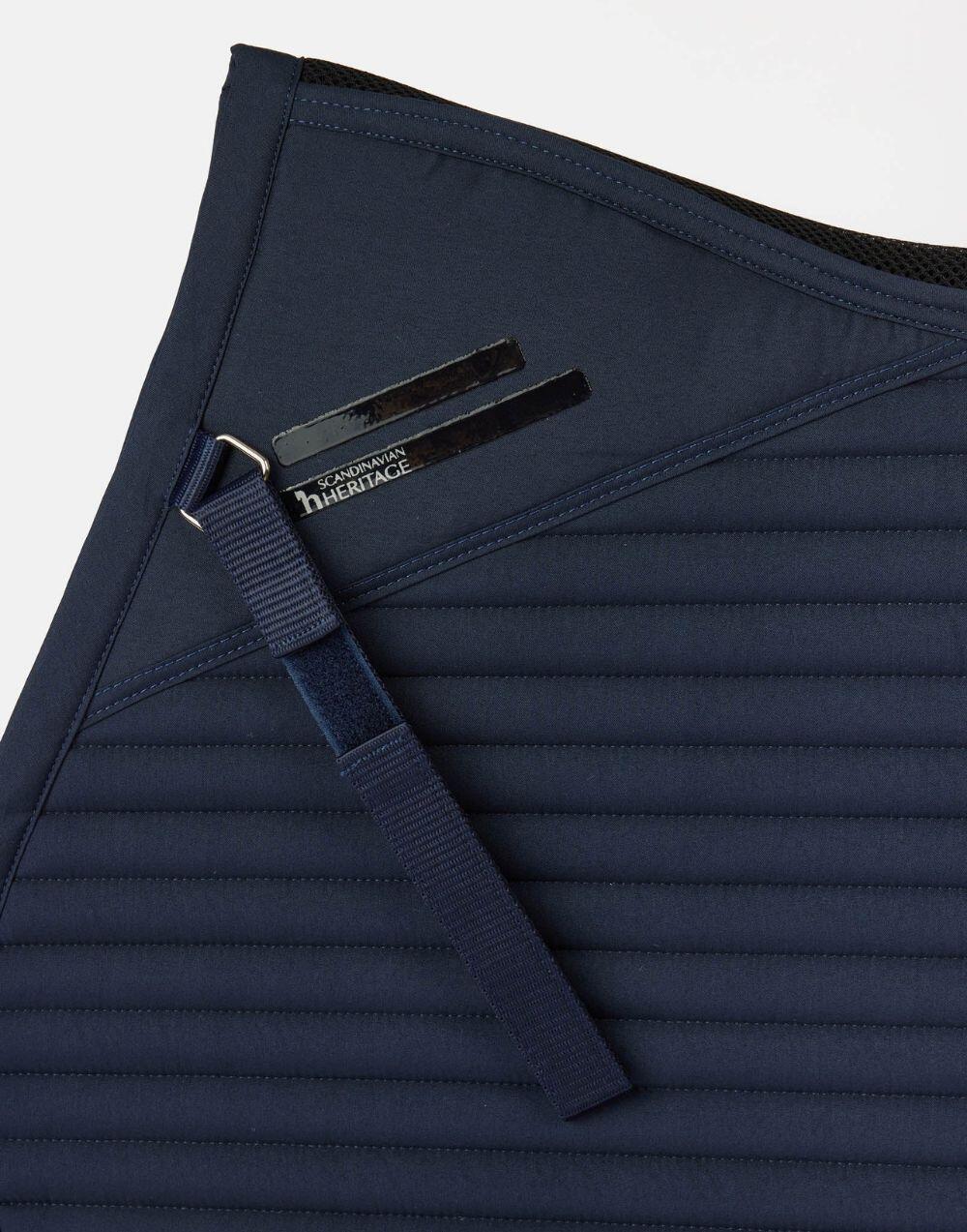 Horze Symphony All Purpose Saddle Pad straight line quilting with rhinestone border detail