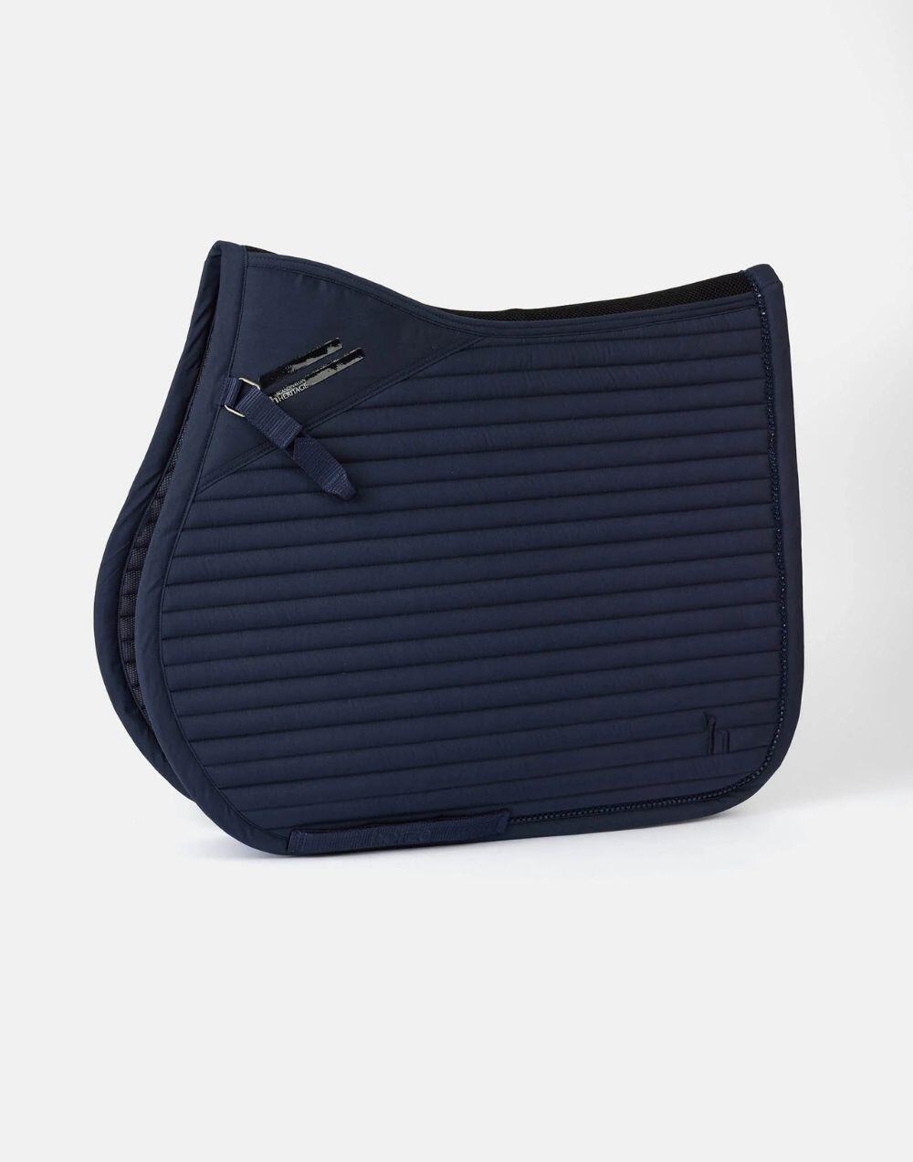 Horze Symphony All Purpose Saddle Pad straight line quilting with rhinestone border detail