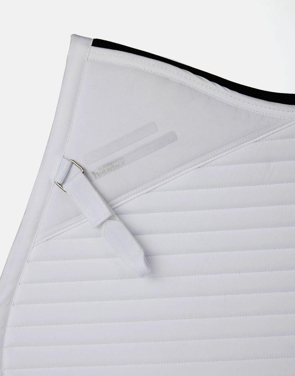 Horze Symphony All Purpose Saddle Pad straight line quilting with rhinestone border detail