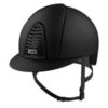KEP Cromo 2 Matt Black Italian riding helmet with NFC chip and swappable visor system