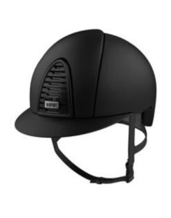 KEP Cromo 2 Matt Black Italian riding helmet with NFC chip and swappable visor system