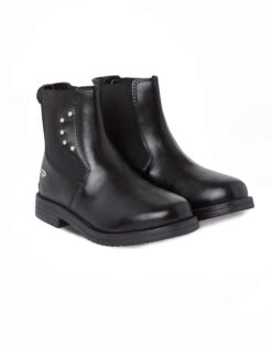 Horze Portland Kids Jodhpur Boots vegan leather with crystal side detail and YKK back zipper