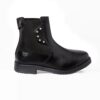Horze Portland Kids Jodhpur Boots vegan leather with crystal side detail and YKK back zipper