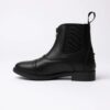 Horze Wexford Women's Front-Zip Jodhpur Boots PU leather with YKK front zipper