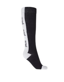 Horze Branded Riding Socks cotton blend with logo detail along the back calf