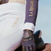 La Regalia Lucero Show Shirt navy with white collar perforated upper and Argentinian sun embroidery