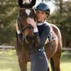 La Regalia Lucero Show Shirt navy with white collar perforated upper and Argentinian sun embroidery