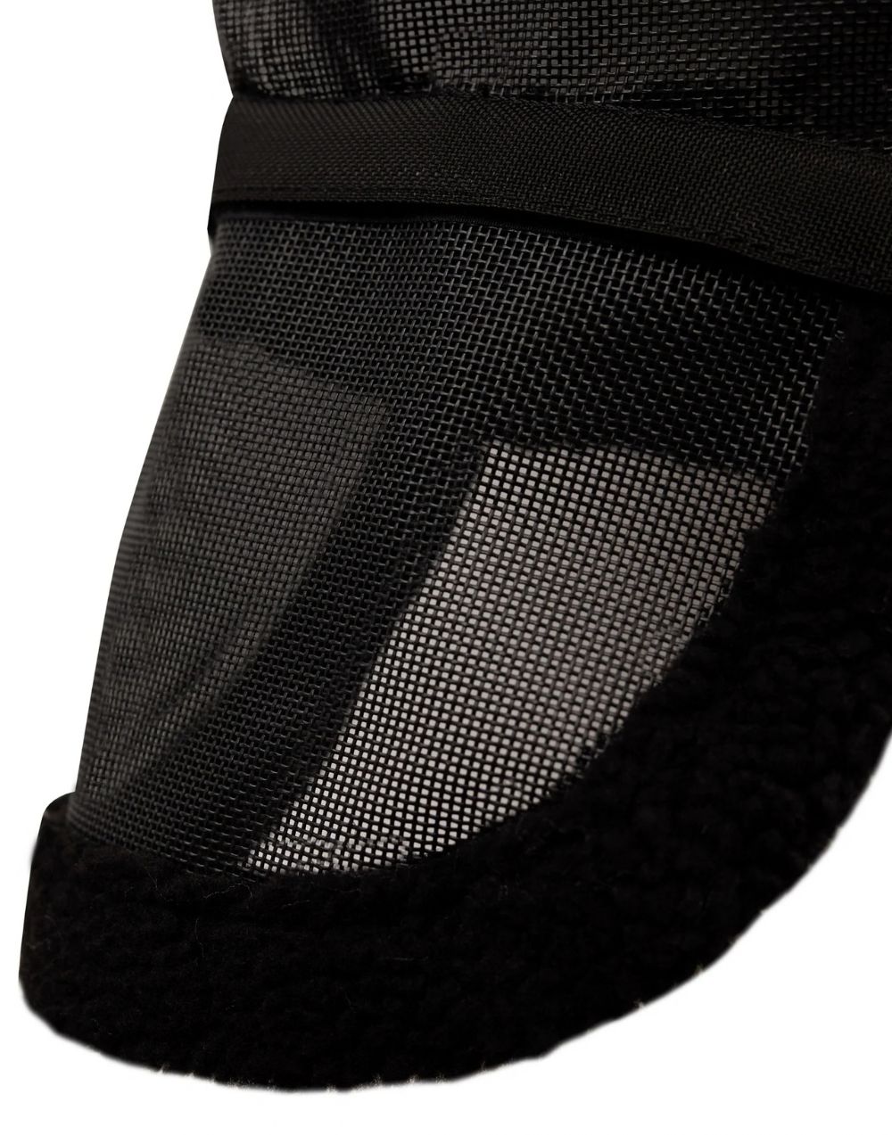 Horze Wire-Framed Fly Mask fleece lining soft mesh ears with detachable nose protection